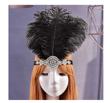 Black Feather Headpiece